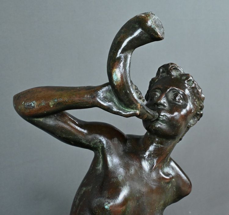Importante bronzo "Diana cacciatrice" di J. Geleyn - Inizio XX secolo