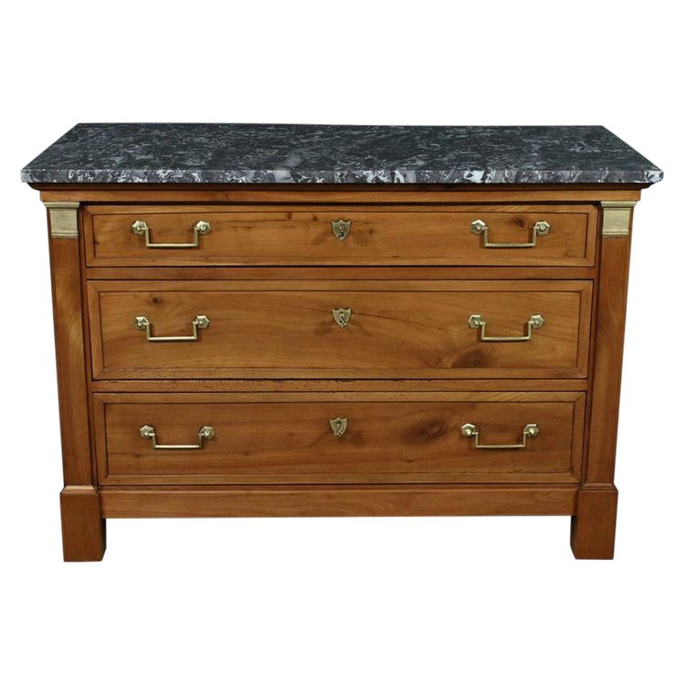 Petite Commode de Propriété en Merisier, époque Directoire – Début XIXe