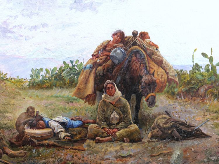 Dopo Joaquín ARAUJO y RUANO , fine XIX secolo ¡Donde iremos! (Bosnios)