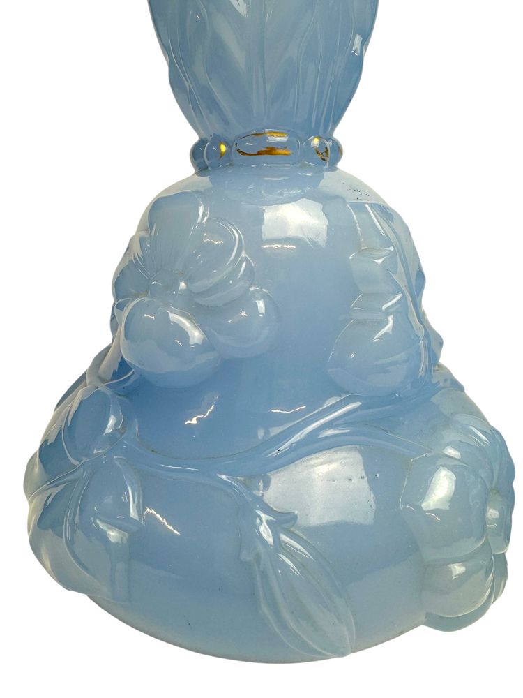 Baccarat - Pair Of Opaline Vases