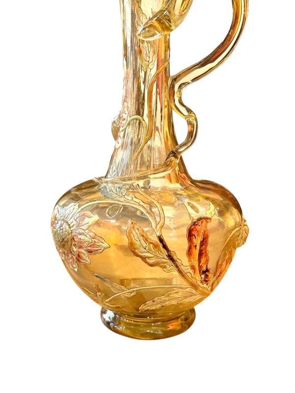 Emile Gallé Art Nouveau "Dahlias" decanter