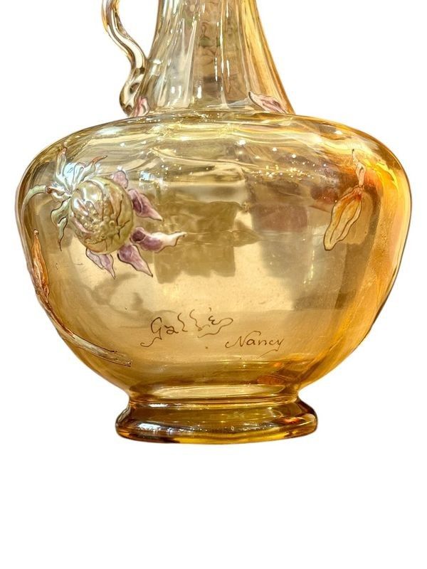 Emile Gallé Art Nouveau "Dahlias" decanter