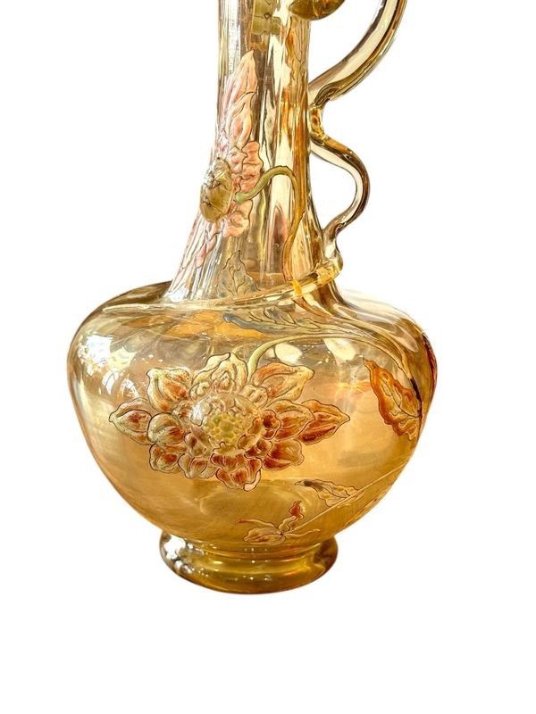Emile Gallé Art Nouveau "Dahlias" decanter