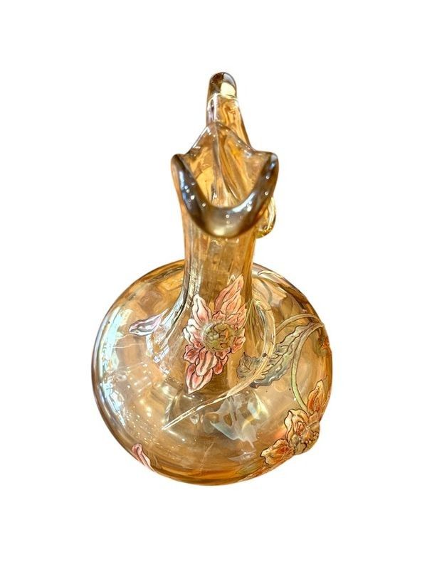 Emile Gallé Art Nouveau "Dahlias" decanter