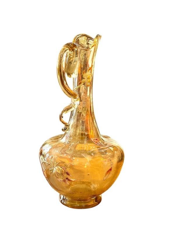 Emile Gallé Art Nouveau "Dahlias" decanter
