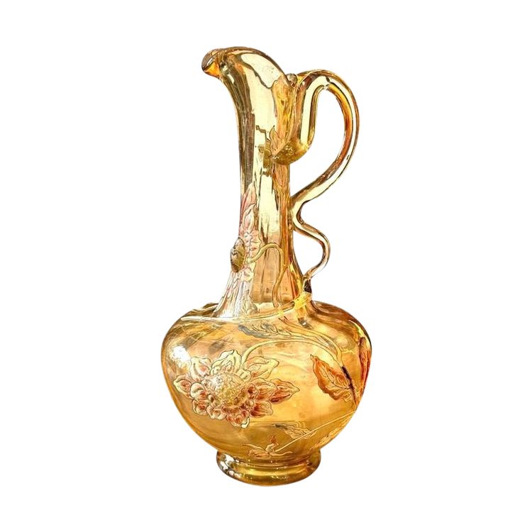 Emile Gallé Art Nouveau "Dahlias" decanter