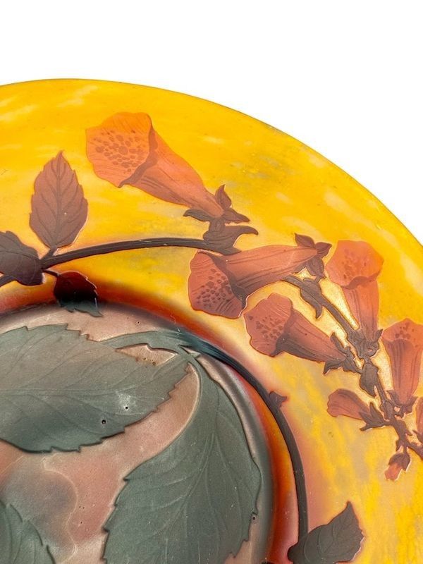 Daum Nancy Coupe Art nouveau "Digitales"