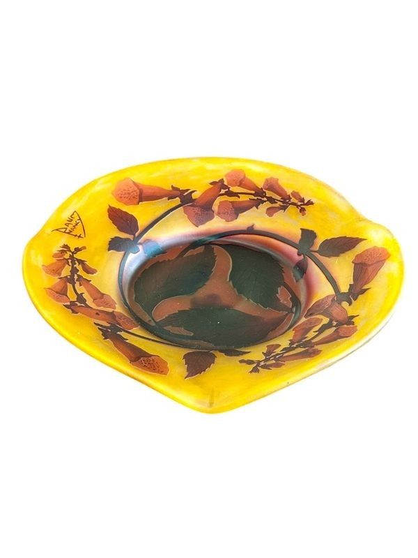 Daum Nancy Coupe Art nouveau "Digitales"