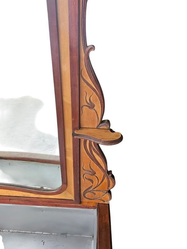 Console Art Nouveau Ecole de Nancy "Ortensie