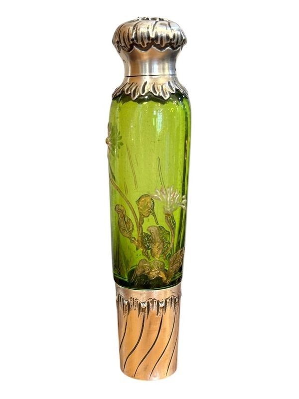 Emile Gallé Flacon à Sel art Nouveau "Marguerites"