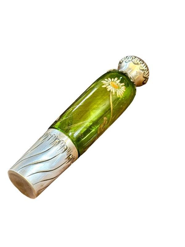 Emile Gallé Flacon à Sel art Nouveau "Marguerites"