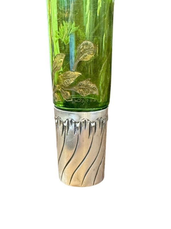 Emile Gallé Flacon à Sel art Nouveau "Marguerites"