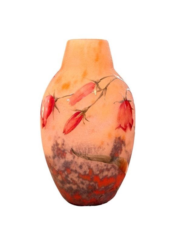 Vaso Daum Nancy Art Nouveau "Aux Campanules