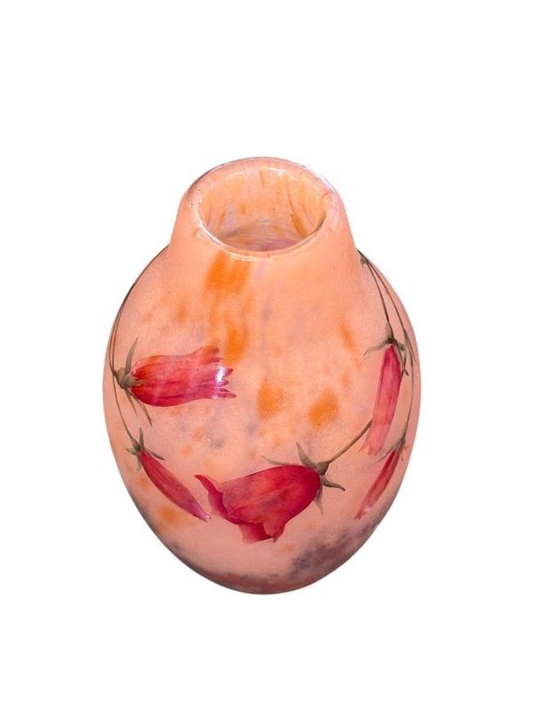Vaso Daum Nancy Art Nouveau "Aux Campanules