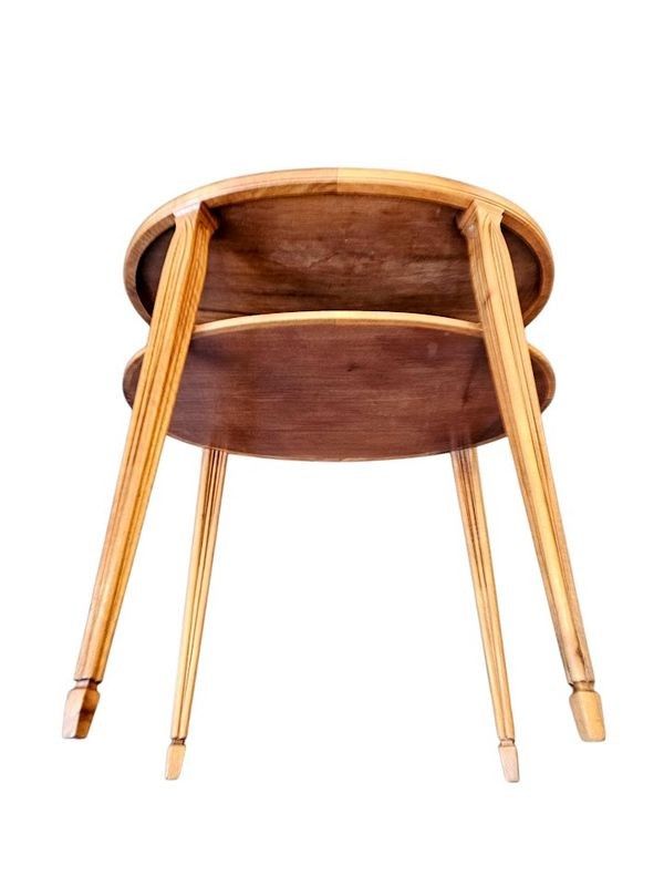 Tavolo volante "Ciclamini" di Emile Gallé in stile Art Nouveau