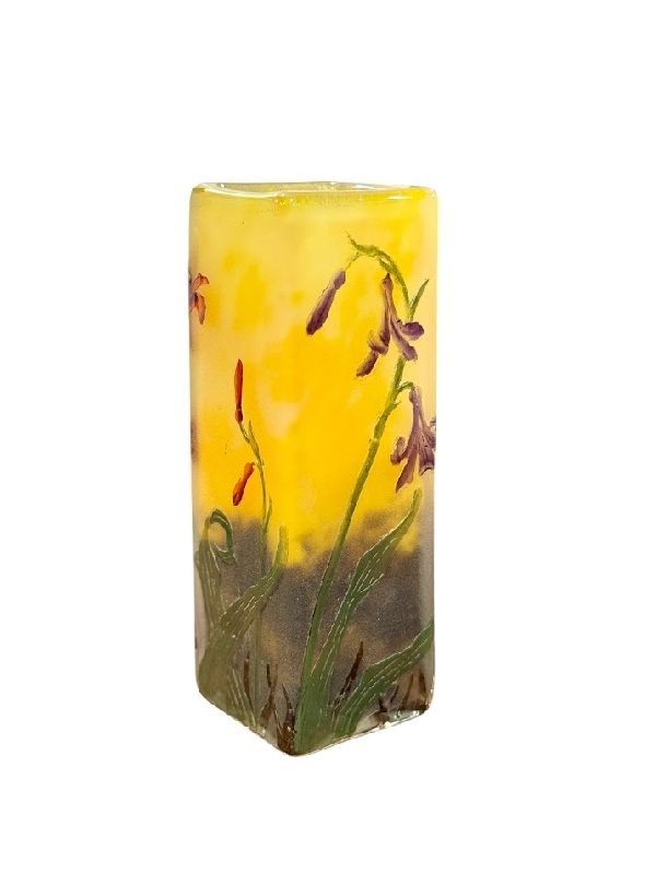 Vaso Daum Nancy Art Nouveau "Jacinthes