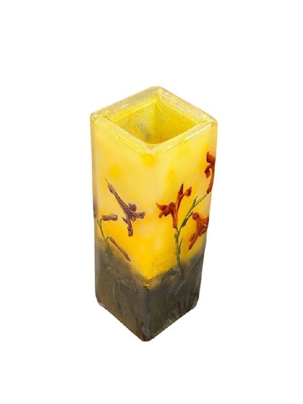 Vaso Daum Nancy Art Nouveau "Jacinthes
