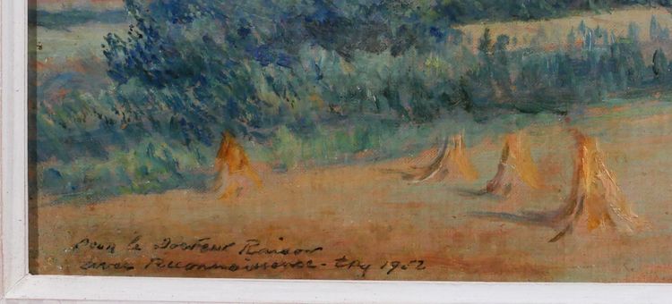 Eugène-Paul ULLMAN 1877-1953 Paesaggio della Bretagna, Paimpol? dipinto, 1940