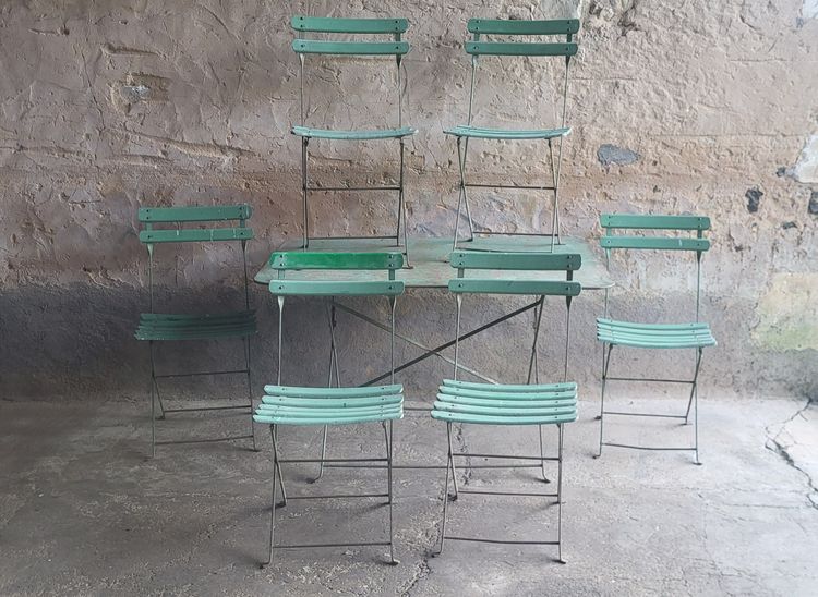 1930s iron garden furniture