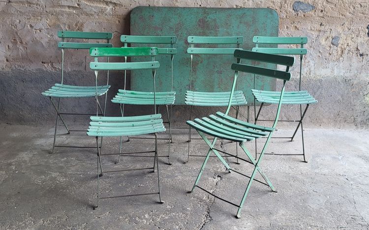 1930s iron garden furniture
