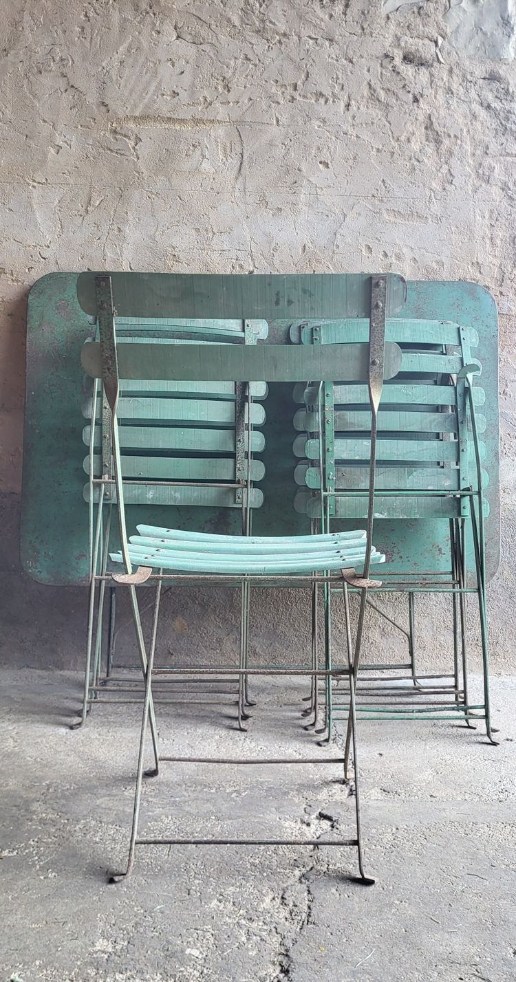 1930s iron garden furniture