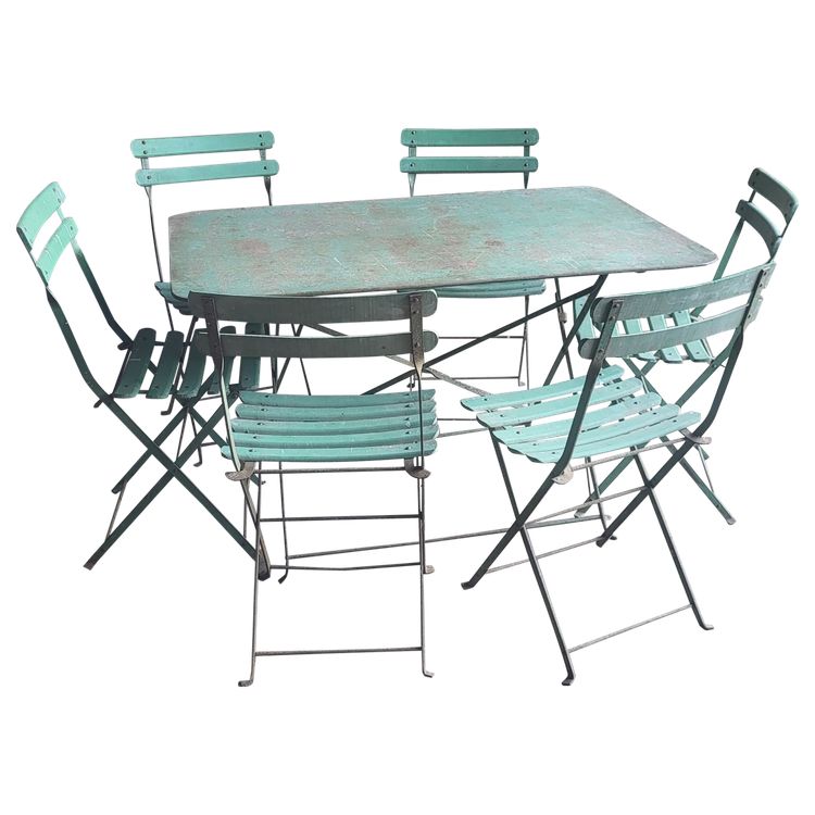 1930s iron garden furniture