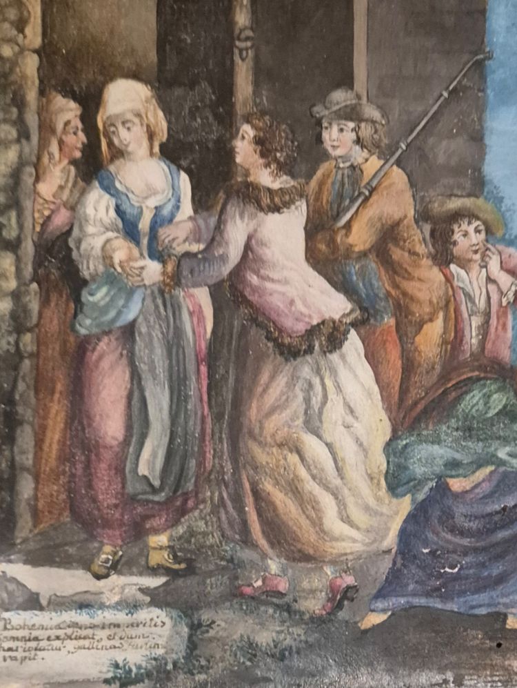 The Bohemians of the French school of the 18th century