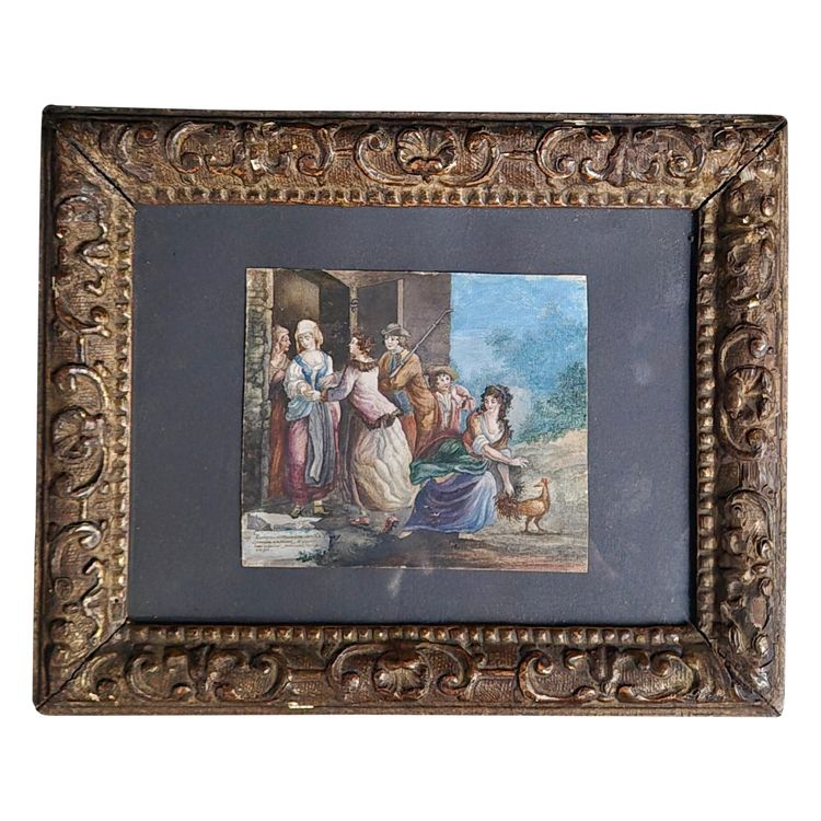The Bohemians of the French school of the 18th century
