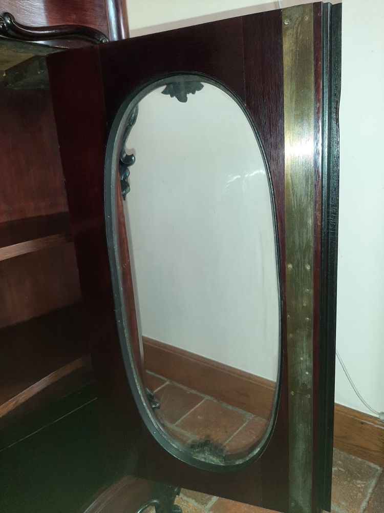 Vitrine Napoléon III en Acajou- vers 1880