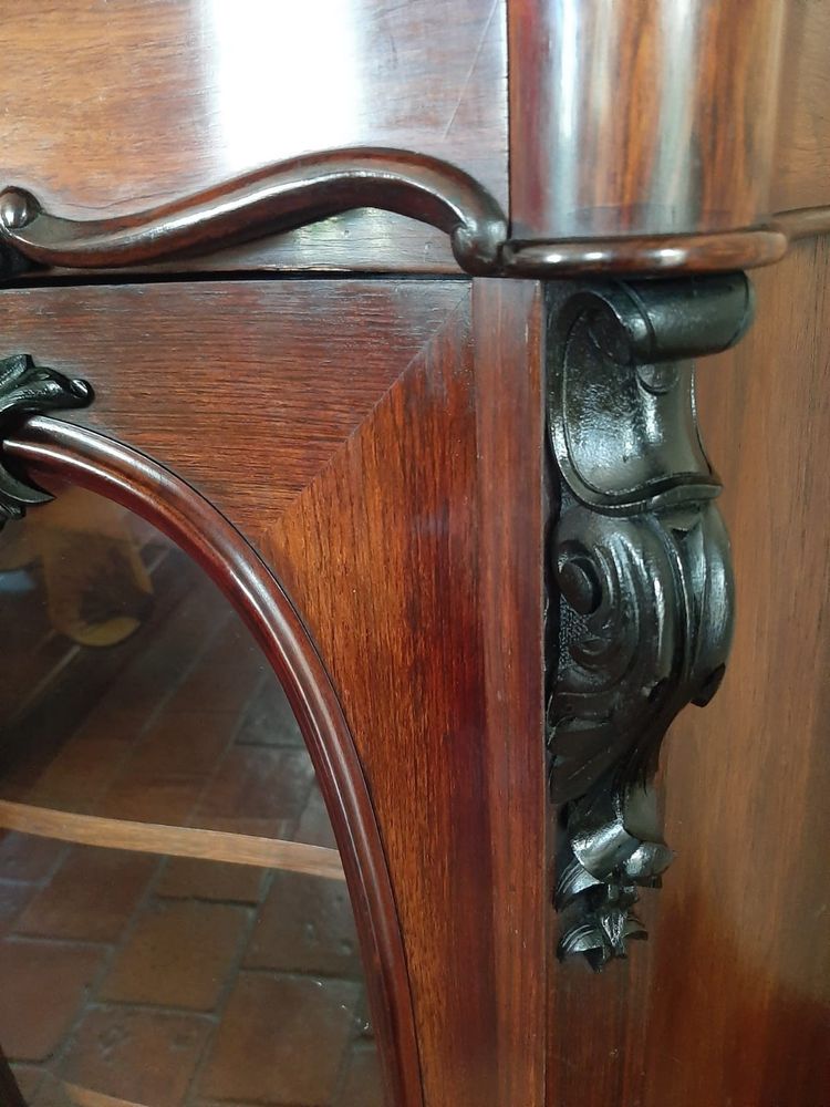 Vitrine Napoléon III en Acajou- vers 1880