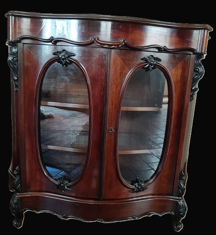 Vitrine Napoléon III en Acajou- vers 1880