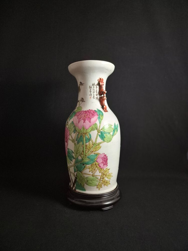 Vaso in porcellana cinese, fine del XIX secolo