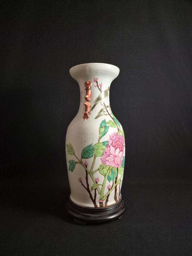 Vaso in porcellana cinese, fine del XIX secolo