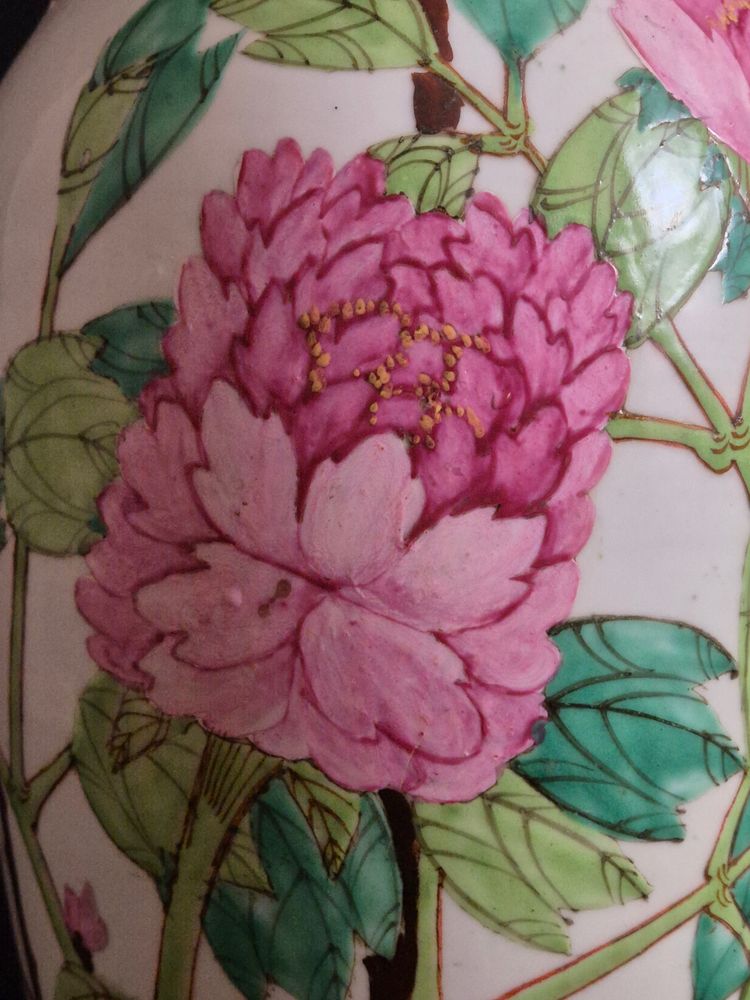 Vaso in porcellana cinese, fine del XIX secolo