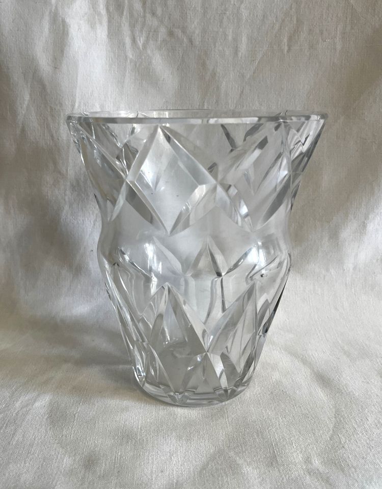Vaso in cristallo Baccarat 18 cm.