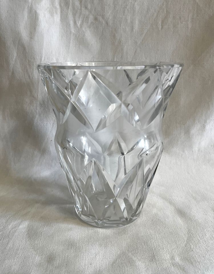 Vaso in cristallo Baccarat 18 cm.