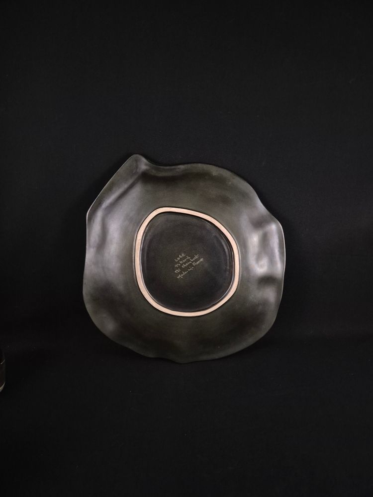 Grande piatto in ceramica Pol CHAMBOST 45 cm