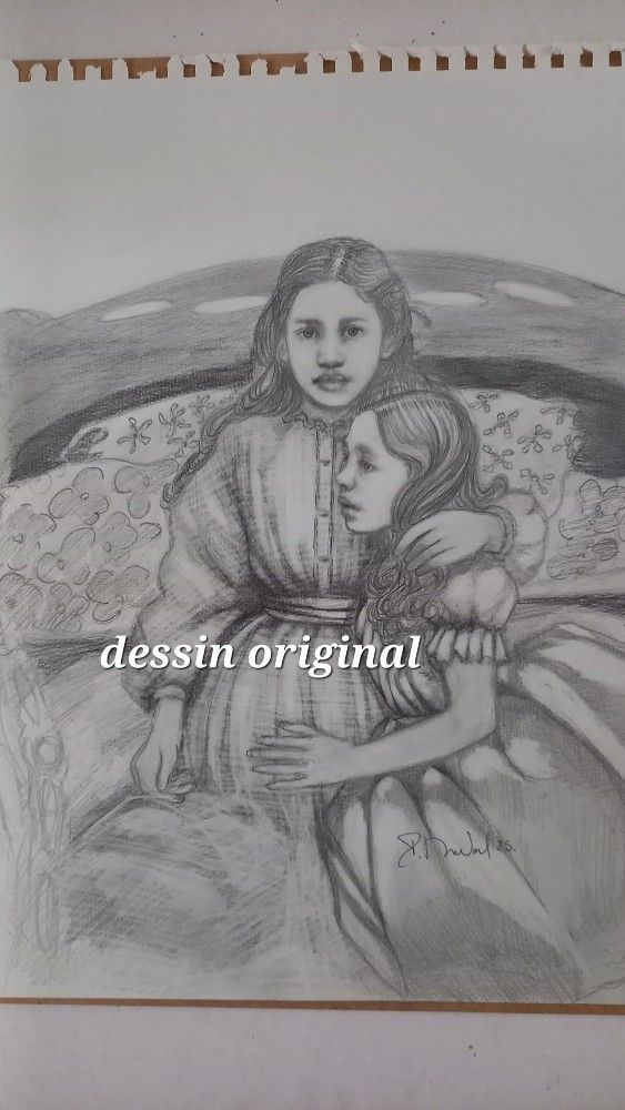 Portraits of two sisters