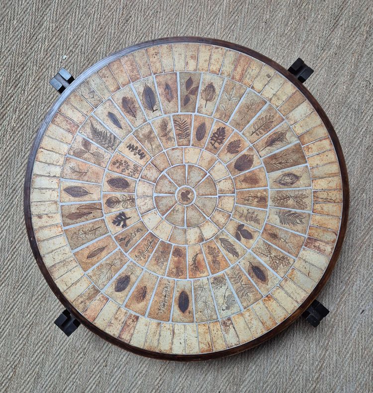 Table Basse Circulaire Roger Capron