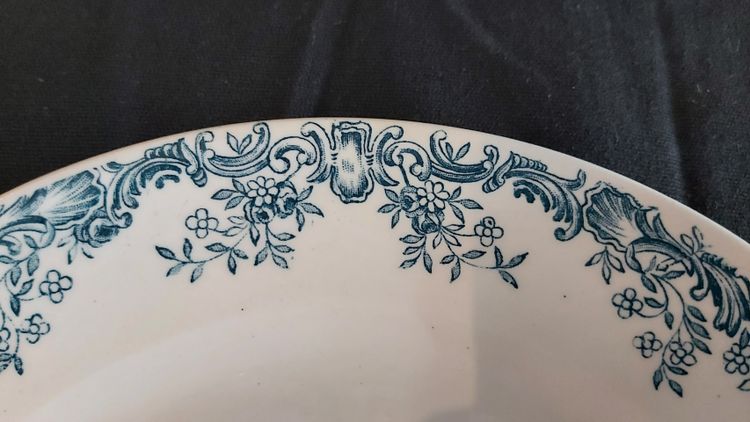 Part of the iron earth service from the Clairefontaine earthenware factory