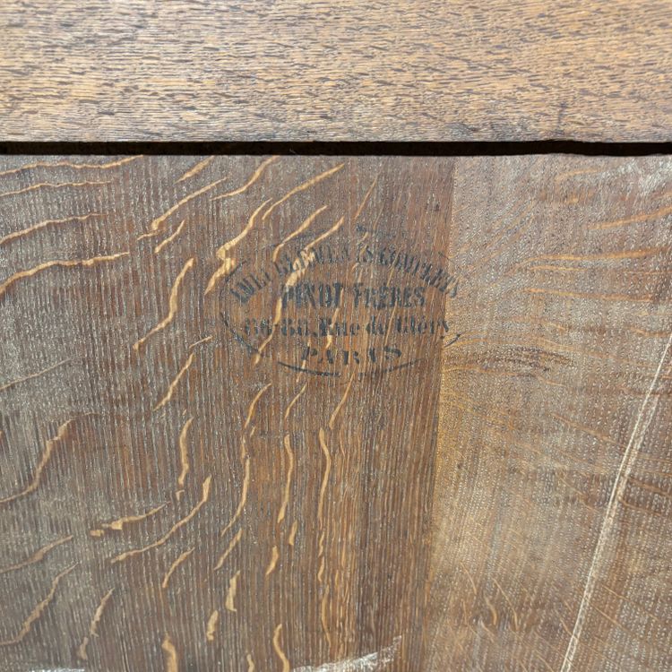 Splendide commode en ronce de noyer du XIXe siècle