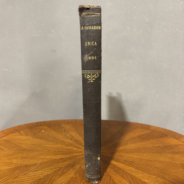 Livre ancien La cassation unique - Revue juridique de Rome - 1895