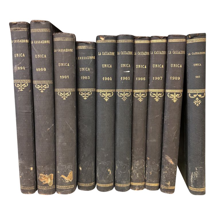 Livre ancien La cassation unique - Revue juridique de Rome - 1895