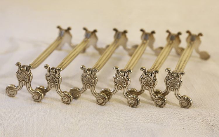 Silver plated knife holder Christistofle 