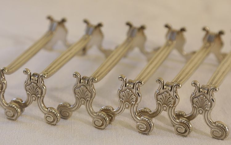 Silver plated knife holder Christistofle 