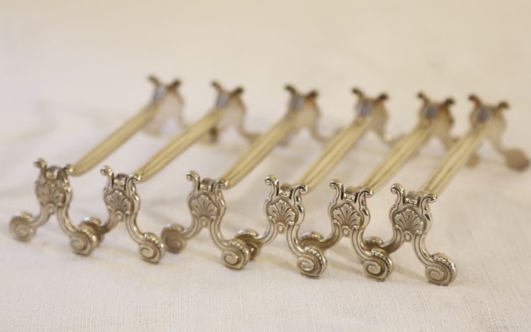 Silver plated knife holder Christistofle 
