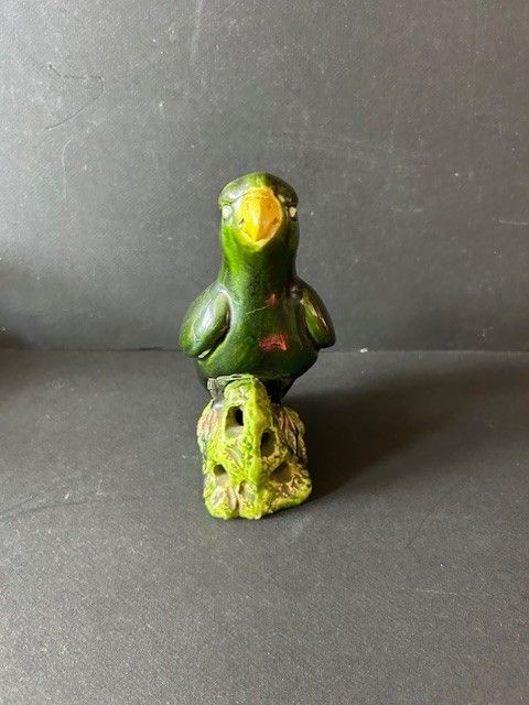 Chine - Perroquet - Grès émaillé