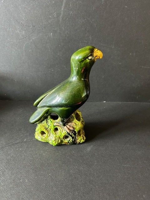 Chine - Perroquet - Grès émaillé