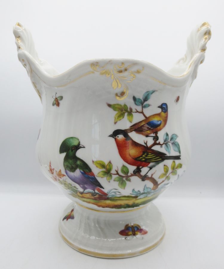 Secchio refrigerante in porcellana Meissen,