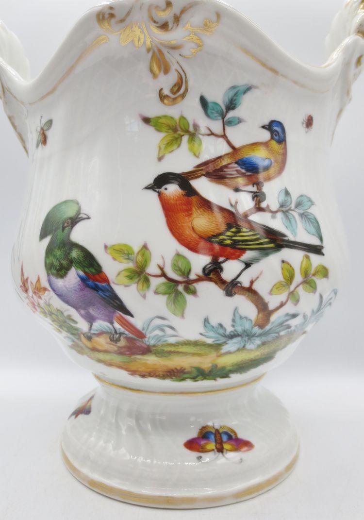 Secchio refrigerante in porcellana Meissen,
